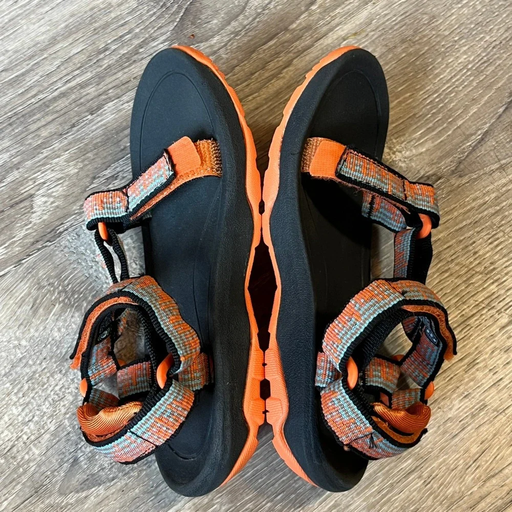 Teva Hurricane XLT2 Kids Orange Blue Multi Sport Sandal 1019390T Size 10 Toddler